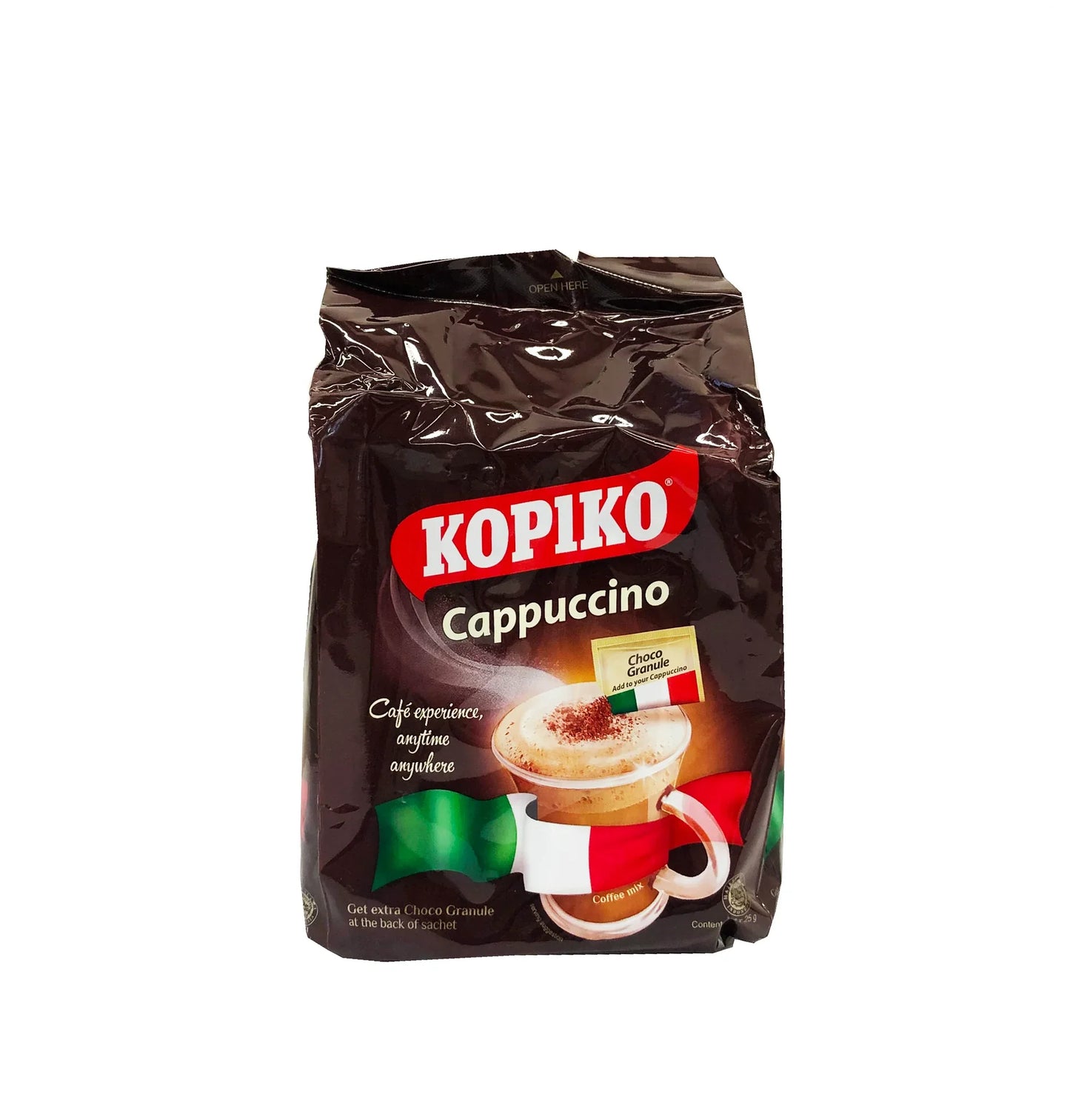Small Kopiko Cappuccino Coffee Mix (10 SACHETS, 8.8 OZ)
