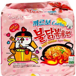 SAMYANG BULDAK HOT CHICKEN CARBONARA FLAVOR RAMEN (5PK)