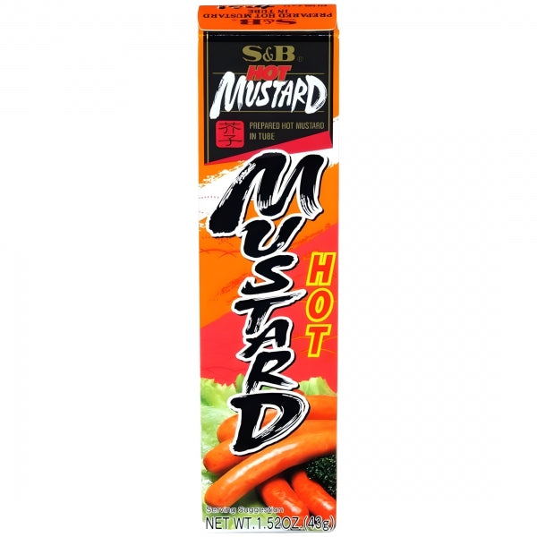 S&B Prepared Wasabi in Tube (Mustard) (1.52 OZ)