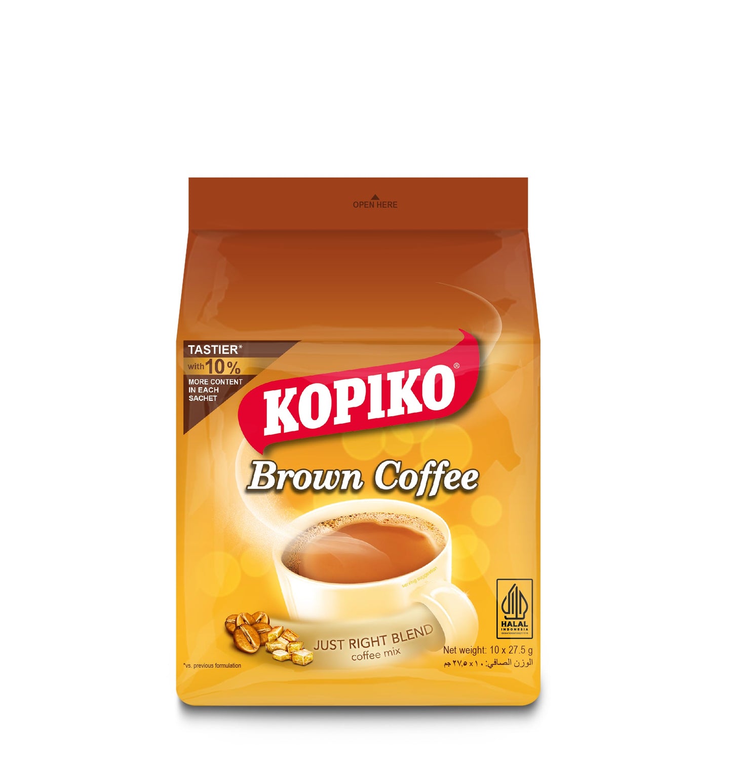 Small Kopiko Brown Coffee Mix (10 SACHETS, 8.8 OZ)