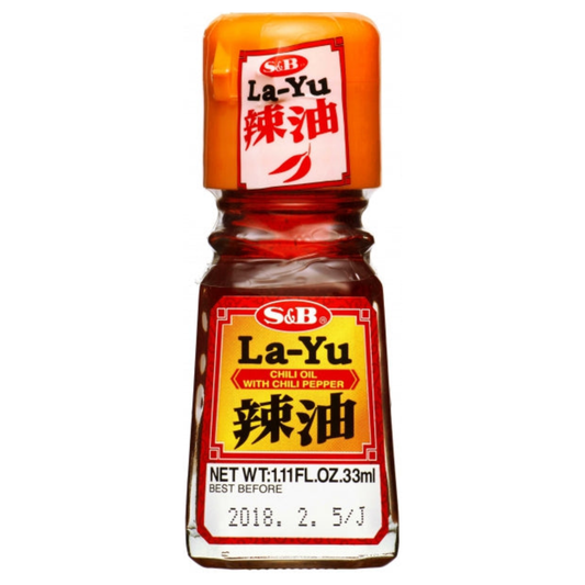S&B OIL RAYU (CHILI PEPPER) (1.1 OZ)