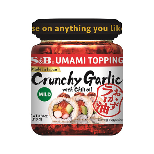 S&B Uami Topping Crunchy Garlic With Chili Oil